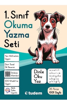 Tudem 2025 1. Sınıf Okuma Yazma Seti A-n-e-t-i-l Poşetli Güncel Müfredat