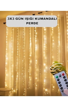 Uzaktan - 61 - Kumandalı Perde Tipi Günışığı Peri Led - Csmo-tex - Işık Dekorasyon Tek Parça Uzaktan - 61 - Kumandalı Perde Tipi Günışığı Peri Led - Csmo-tex - Işık Dekorasyon Tek Parça