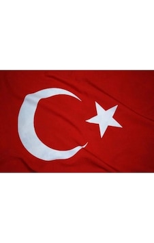Buket Türk Bayrağı 50 x 75 CM Özel Alpaka Kumaş