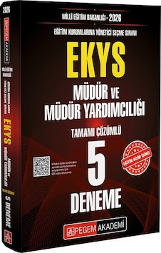 Pegem 2026 Ekys Müdür Ve Müdür Yardımcılığı 5 Çözümlü Deneme