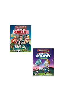 Eğlenceli Spor Cristiano Ronaldo + Lionel Messi 2 Kitap Set Eğlenceli Spor Cristiano Ronaldo + Lionel Messi 2 Kitap Set