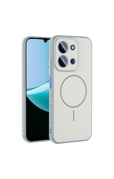 Xiaomi Redmi 15c Kılıf New Style M-safe Şarj Özellikli Tea Kapak Gümüş Xiaomi Redmi 15c Kılıf New Style M-safe Şarj Özellikli Tea Kapak Gümüş