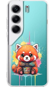 Tecno Camon 40 İle Uyumlu Splash Tilki Tasarımlı Şeffaf Silikon Kılıf Şeffaf Tecno Camon 40 İle Uyumlu Splash Tilki Tasarımlı Şeffaf Silikon Kılıf Şeffaf