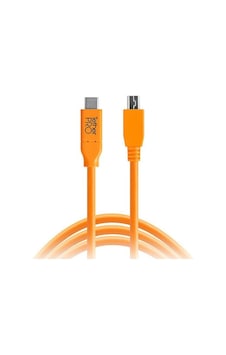 Tether Tools CUC2415-ORG 4.6m USB Kablosu (USB-C - 5Pin Mini USB) Tether Tools CUC2415-ORG 4.6m USB Kablosu (USB-C - 5Pin Mini USB)
