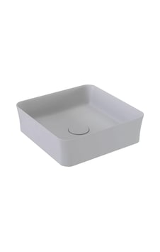 Bocchi Slim Line Kare Lavabo 38 x 38 CM Mat Gri 1477-006-0125 Bocchi Slim Line Kare Lavabo 38 x 38 CM Mat Gri 1477-006-0125