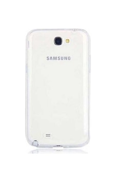 Galaxy Note 2 Kılıf Zore Süper Silikon Kapak Renksiz