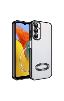 Galaxy M14 Kılıf Kamera Korumalı Logo Gösteren Zore Omega Kapak Siyah Galaxy M14 Kılıf Kamera Korumalı Logo Gösteren Zore Omega Kapak Siyah