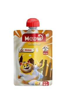 Moow Taze Tavuklu Ve Keçi Sütlü Yavru Kedi Et Ezmesi 90 Gr