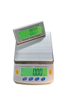 Diamond Dijital Göstergeli Çift Ekran Hassas Terazi Nvz-1978 5 Kg-0.01 Çok Renkli