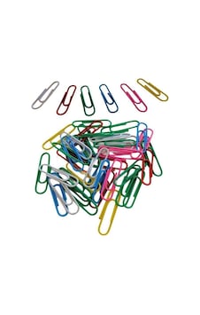 Renkli Metal Plastik Kaplama Ataç 50'li Renkli Metal Plastik Kaplama Ataç 50'li