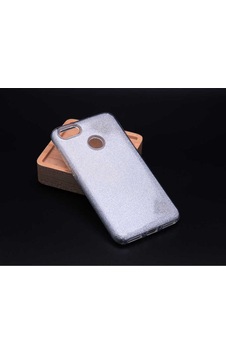 Huawei P9 Lite Mini Kılıf Zore Shining Silikon Gümüş Huawei P9 Lite Mini Kılıf Zore Shining Silikon Gümüş
