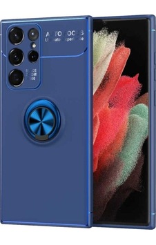 Galaxy S22 Ultra Kılıf Zore Ravel Silikon Kapak Mavi Galaxy S22 Ultra Kılıf Zore Ravel Silikon Kapak Mavi