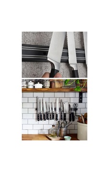 Mıknatıslı Paslanmaz Duvar Bıçak Asma Askısı Standı 55 Cm Düzenleyici Organizer Aparatı - 629509243 Diğer