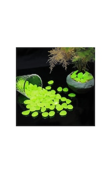 Fosforlu Çakıl Taşı Bahçeniz Için Karanlıkta Parlayan Fosforlu Çakıl Taşları 50 Adet 1-2 Cm Beyaz - 570410855 Tek Ebat