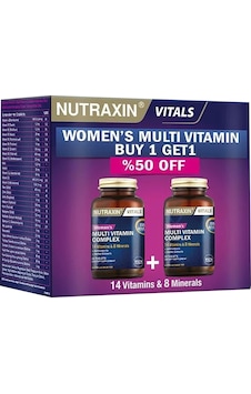 Nutraxin Women's Multi Vitamin Complex 2 x 60 Tablet Nutraxin Women's Multi Vitamin Complex 2 x 60 Tablet