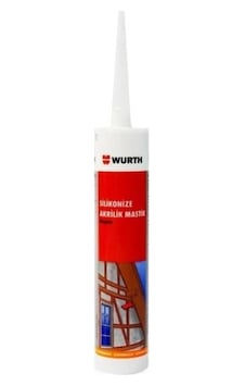 Würth Silikonize Akrilik Mastik-beyaz- 310ml 0.25 KG Würth Silikonize Akrilik Mastik-beyaz- 310ml 0.25 KG