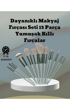 Umuşak Kıllı Estetik Tasarımlı 13'lü Makyaj Fırçası Seti Günlük Ve Profesyonel Kullanım Umuşak Kıllı Estetik Tasarımlı 13'lü Makyaj Fırçası Seti Günlük Ve Profesyonel Kullanım