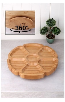 7 Bölmeli 25 Cm Dönerli Bambu Sunum Royaleks-bls Ds7-2525 Renkli 7 Bölmeli 25 Cm Dönerli Bambu Sunum Royaleks-bls Ds7-2525 Renkli