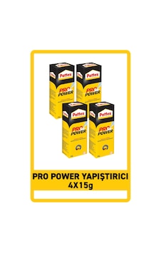 Pattex Pro Power Japon Yapıştırıcısı 15g, 4'lü Paket Pattex Pro Power Japon Yapıştırıcısı 15g, 4'lü Paket