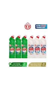 Ultra Çamaşır Suyu 3 Çam Ve 3 Beyaz Sabun 750 Gr X 6 Adet 6'lı Set Ultra Çamaşır Suyu 3 Çam Ve 3 Beyaz Sabun 750 Gr X 6 Adet 6'lı Set