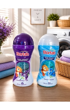 Bortab Çamaşır Koku Boncuğu Granül Yumuşatıcı 2'li Avantaj Paketi - Lavanta Ve Ferahlık 400 G Diğer