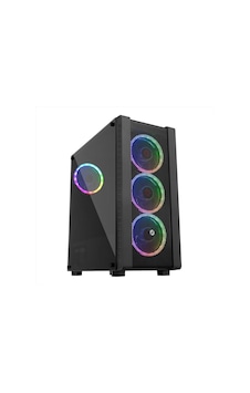 Frisby Fc-9320G 600W 80+ Siyah Dual-Ring Rgb Fan Mid Tower Frisby Fc-9320G 600W 80+ Siyah Dual-Ring Rgb Fan Mid Tower