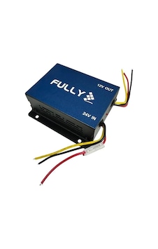 Ayt Fully 2412 24v-12v Dc Dc 30 Amper Oto Akü Voltaj Konvertör Oto Kamyon Tır Uyumlu 24 Volt 12 Volt Düşürücü Çevirici