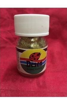 Desen Toz Sim Altın Kumaş Boyası 25 ML