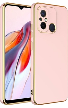 Xiaomi Redmi 12c Kılıf Zore Bark Kapak Rose Gold