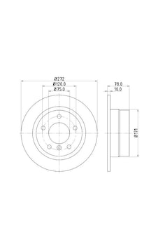 Hella Pagıd Fren Diski Bmw E36 Arka Compact Hll-8dd 355 104-261 Hella Pagıd Fren Diski Bmw E36 Arka Compact Hll-8dd 355 104-261