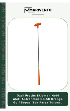 Özel Üretim Ekipman Hobi Aleti Antrenman Gb-50 Orange Golf Sopası Tek Parça Turuncu Özel Üretim Ekipman Hobi Aleti Antrenman Gb-50 Orange Golf Sopası Tek Parça Turuncu