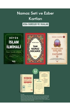 Namaz Seti Ve Ezber Kartları Büyük İslam İlmihali 4'lü Set