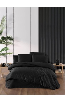 Pamuk Saten Çizgili Nevresim Takımı Çift Kişilik Siyah 200 X 230 Çok Renkli Pamuk Saten Çizgili Nevresim Takımı Çift Kişilik Siyah 200 X 230 Çok Renkli