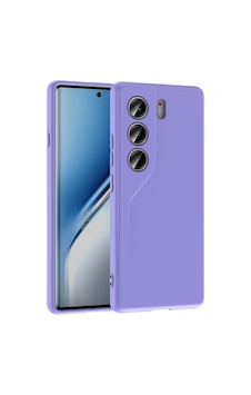 Zore Tecno Camon 40 Pro Kılıf Omsy Mara Lansman Kapak - Lila Zore Tecno Camon 40 Pro Kılıf Omsy Mara Lansman Kapak - Lila
