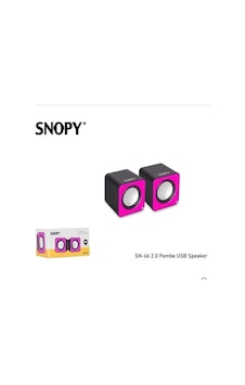 Snopy Sn-66 2.0 Usb Speaker Pembe Snopy Sn-66 2.0 Usb Speaker Pembe