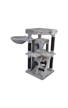 Tommy - 529 - Çok Katlı Lüks Kedi 50x50x98 Evli - Spt-gld - Tırmalama Gri Tommy - 529 - Çok Katlı Lüks Kedi 50x50x98 Evli - Spt-gld - Tırmalama Gri