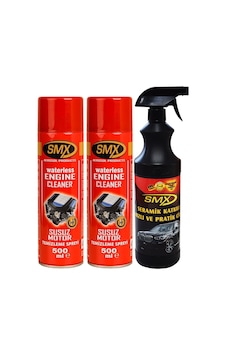 Smx Susuz Motor Temizleme Spreyi 2ad 500ml-seramik Hızlı Cila 1lt