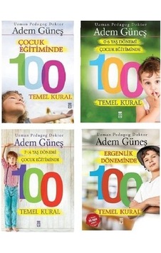 Pedagog Adem Güneş Çocuk Eğitiminde 100 Temel Kural Seti 4 Kitap Pedagog Adem Güneş Çocuk Eğitiminde 100 Temel Kural Seti 4 Kitap