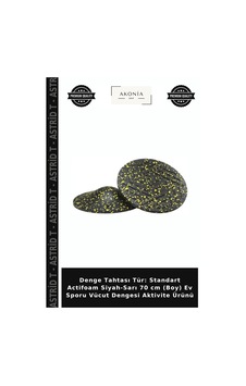 Denge Tahtası Tür: Standart Actifoam Siyah-sarı 70 Cm Boy Ev Sporu Vücut Dengesi Aktivite Ürünü Diğer Denge Tahtası Tür: Standart Actifoam Siyah-sarı 70 Cm Boy Ev Sporu Vücut Dengesi Aktivite Ürünü Diğer