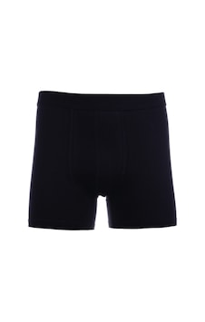 Bsm Erkek 3'lü Likralı Pamuklu Strech Siyah Boxer Siyah