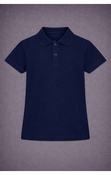 Polo Yaka Kısa Kol Tshirt Lacivert