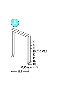 Novus A Tip 53/10mm Süper Sert Zımba Teli 1000 Li Paket Novus A Tip 53/10mm Süper Sert Zımba Teli 1000 Li Paket