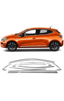 Renault Clio Krom Cam Çerçevesi 2020 2025 Clio 5 Kasa Uyumlu Renault Clio Krom Cam Çerçevesi 2020 2025 Clio 5 Kasa Uyumlu