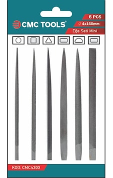 Cmc 6 Pcs Mini Eğe Seti 4 160 Mm
