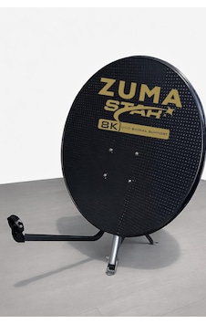 Zumastar 85cm 0.70mm Delikli Çanak Anten Siyah Zumastar 85cm 0.70mm Delikli Çanak Anten Siyah