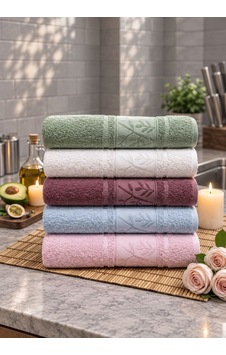 Bambu Beden Havlusu 100x150 Çok Renkli Bambu Beden Havlusu 100x150 Çok Renkli