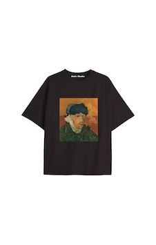 Kalic Studio Unisex Van Gogh Baskılı Oversize Tshirt Siyah-64 Kalic Studio Unisex Van Gogh Baskılı Oversize Tshirt Siyah-64
