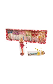 Büro Ev Dekoru İçin 12parça Dilek Şişesi Seti