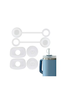Springsun Stanley 1.0 40oz Termos Kapak Seti - 6 Parça Sızdırmaz Silikon Tıpa Ve Pipet Kapağı Diğer