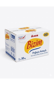 Ülker Bizim Poğaça Amaçlı Bitkisel Margarin 10 Kg Ülker Bizim Poğaça Amaçlı Bitkisel Margarin 10 Kg